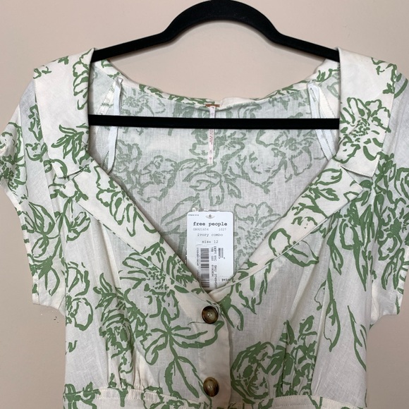 COPY - Free People A Thing Called Love Green Dress NWT - Picture 9 of 14